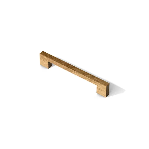 Rectangular wooden drawer pulls